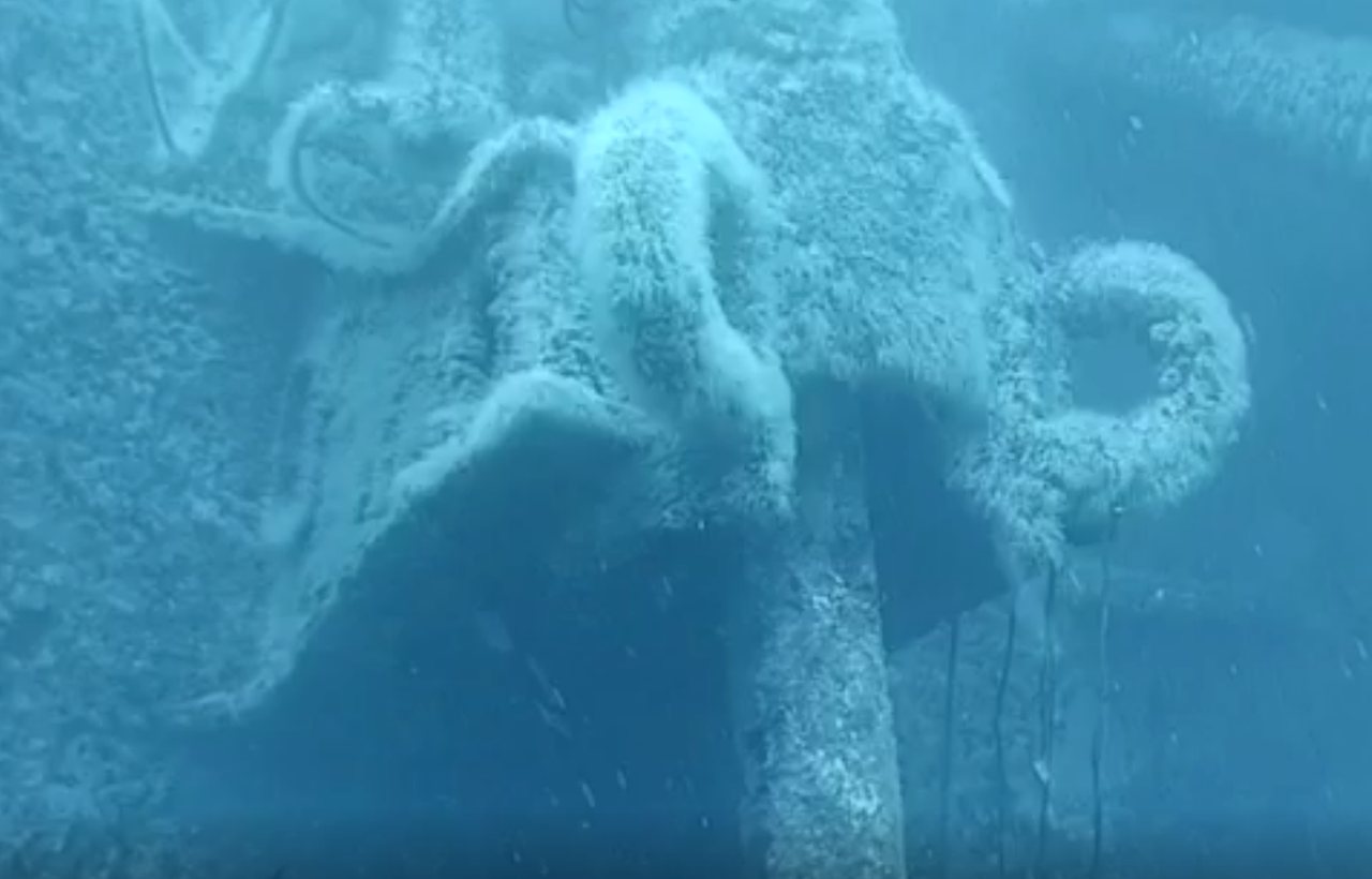 Underwater flexible riser inspection imagery from Bonga